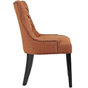 Tufted fabric dining side chair in orange by Modway additional picture 3