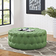 Upholstered fabric ottoman in kelly green additional photo 5 of 4