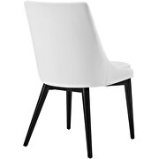 Vinyl dining chair in white by Modway additional picture 2