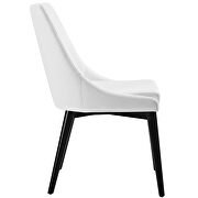 Vinyl dining chair in white additional photo 3 of 3