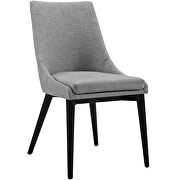 Fabric dining chair in light gray by Modway additional picture 4