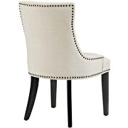Fabric dining chair in beige additional photo 4 of 3