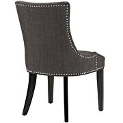 Fabric dining chair in brown by Modway additional picture 4