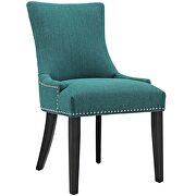 Fabric dining chair in teal additional photo 2 of 3