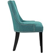 Fabric dining chair in teal additional photo 3 of 3