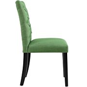 Fabric dining chair in kelly green by Modway additional picture 4