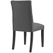 Fabric dining chair in gray additional photo 3 of 3