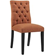 Fabric dining chair in orange additional photo 2 of 3