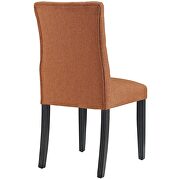 Fabric dining chair in orange additional photo 3 of 3