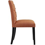 Fabric dining chair in orange by Modway additional picture 4