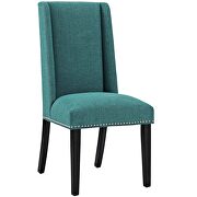 Fabric dining chair in teal additional photo 2 of 3