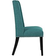 Fabric dining chair in teal additional photo 3 of 3