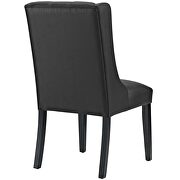 Vinyl dining chair in black additional photo 4 of 3