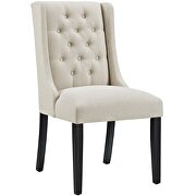 Fabric dining chair in beige additional photo 2 of 3