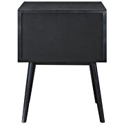 Mid-century modern style nightstand in black by Modway additional picture 3