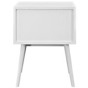 Mid-century modern style nightstand in white by Modway additional picture 2