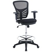 Stylish modern drafting office chair by Modway additional picture 5
