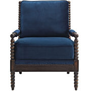 Velvet armchair in navy by Modway additional picture 3