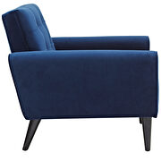 Performance velvet chair in navy by Modway additional picture 3