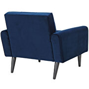 Performance velvet chair in navy by Modway additional picture 4
