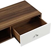 Tv stand in walnut white by Modway additional picture 5
