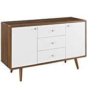 Sideboard in walnut white finish additional photo 3 of 5
