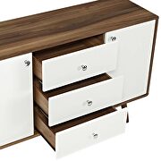 Sideboard in walnut white finish by Modway additional picture 5