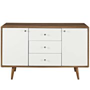 Sideboard in walnut white finish by Modway additional picture 6