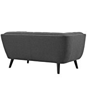Upholstered fabric loveseat in gray by Modway additional picture 2