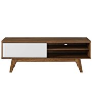 Tv stand in walnut white by Modway additional picture 4