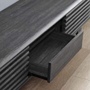 Tv stand in charcoal by Modway additional picture 9