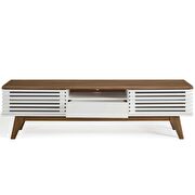 Tv stand in walnut white by Modway additional picture 6