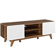 Tv stand in walnut white by Modway additional picture 2