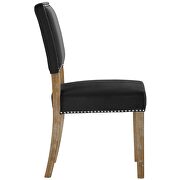 Wood dining chair in black additional photo 4 of 3