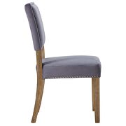Wood dining chair in gray by Modway additional picture 2