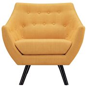 Mustard fabric upholstery armchair by Modway additional picture 2