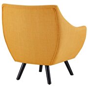 Mustard fabric upholstery armchair by Modway additional picture 3
