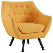 Mustard fabric upholstery armchair by Modway additional picture 5
