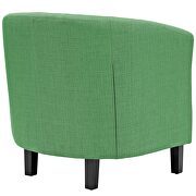 Upholstered fabric armchair in kelly green additional photo 2 of 5