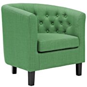 Upholstered fabric armchair in kelly green additional photo 4 of 5