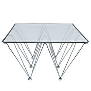 Rectangle coffee table in clear by Modway additional picture 4