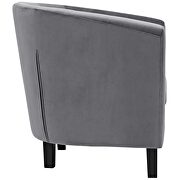 Performance velvet armchair in gray by Modway additional picture 3