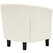Performance velvet armchair in ivory additional photo 2 of 5