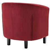 Performance velvet armchair in maroon by Modway additional picture 6