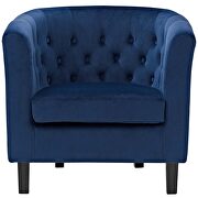 Performance velvet armchair in navy by Modway additional picture 6