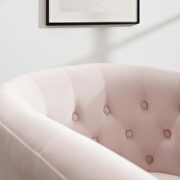 Performance velvet armchair in pink by Modway additional picture 2