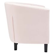 Performance velvet armchair in pink by Modway additional picture 3