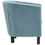 Performance velvet armchair in sea blue by Modway additional picture 3