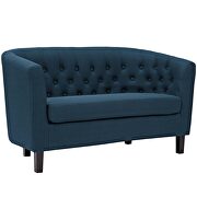 Upholstered fabric loveseat in azure by Modway additional picture 3