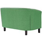 Upholstered fabric loveseat in kelly green by Modway additional picture 2
